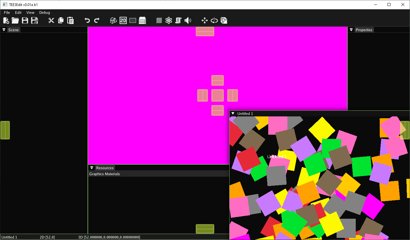 Example of how docking controls appear when dragging a window