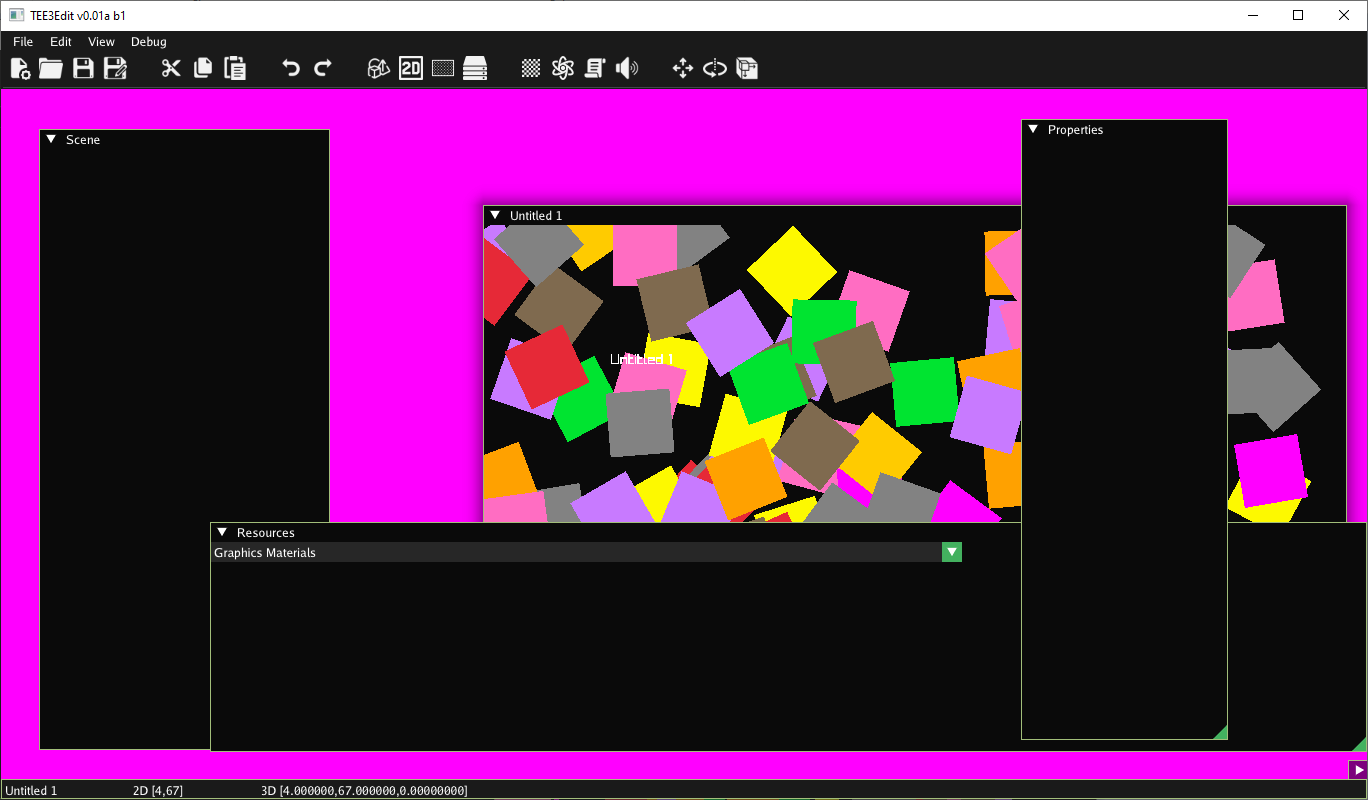 Example showing how all windows can be customized and docked (or not docked) anywhere